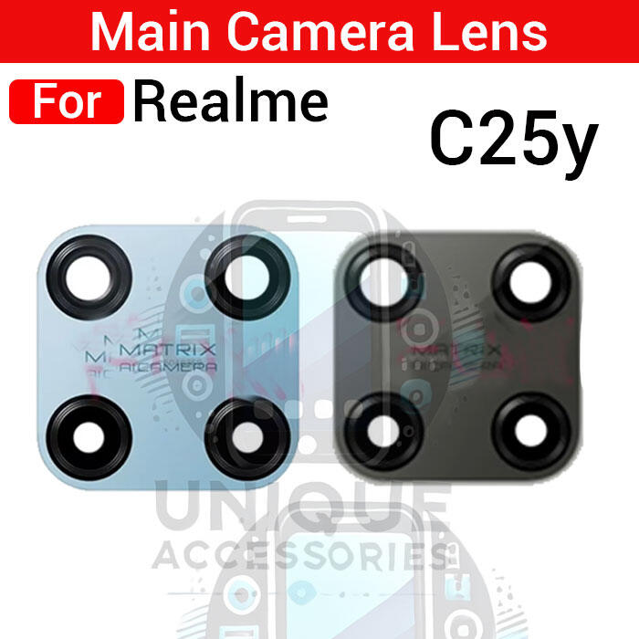 Camera Main Glass Lens for Realme C25Y Replacement Part (Not Tempered Camera Glass Protector) - Price in Bangladesh