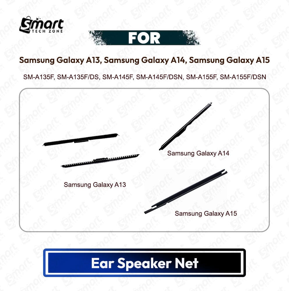 Samsung Galaxy A13, Samsung Galaxy A14, Samsung Galaxy A15 Ear Speaker Net Anti Dust Mesh Grill Replacement Part - Price in Bangladesh