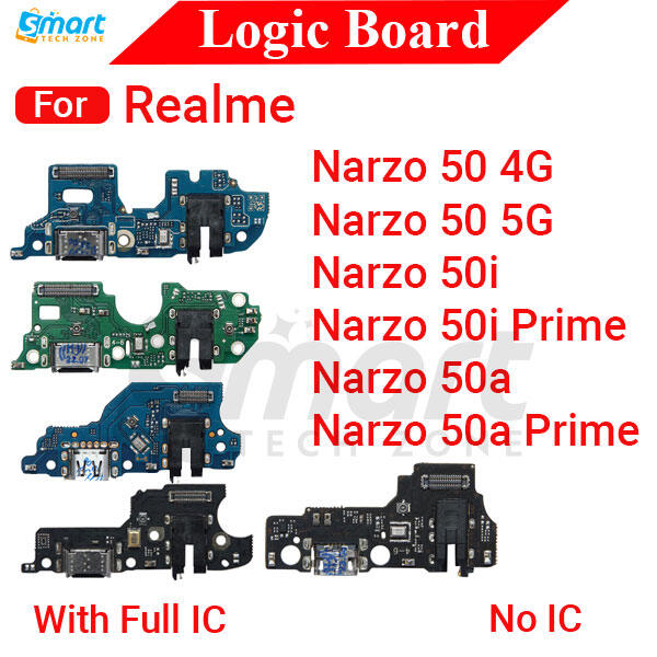 Realme Charging Logic Board For Realme Narzo 50 50a 50a Prime 50i 50i Prime 4G 5G Charging Port USB Plug PCB Dock Connector Spare parts Charging Port Parts Price in Bangladesh - Mobile.com.bd