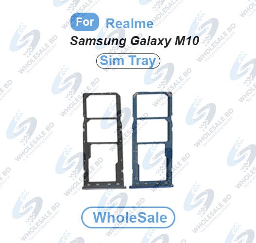 Samsung Galaxy M10 SIM Tray Replacement Slot Holder Sim Slot /SD Card Tray /Holder Card compatible with Sim Ejector Pin Replacement Parts (Wholesale) - Price in Bangladesh