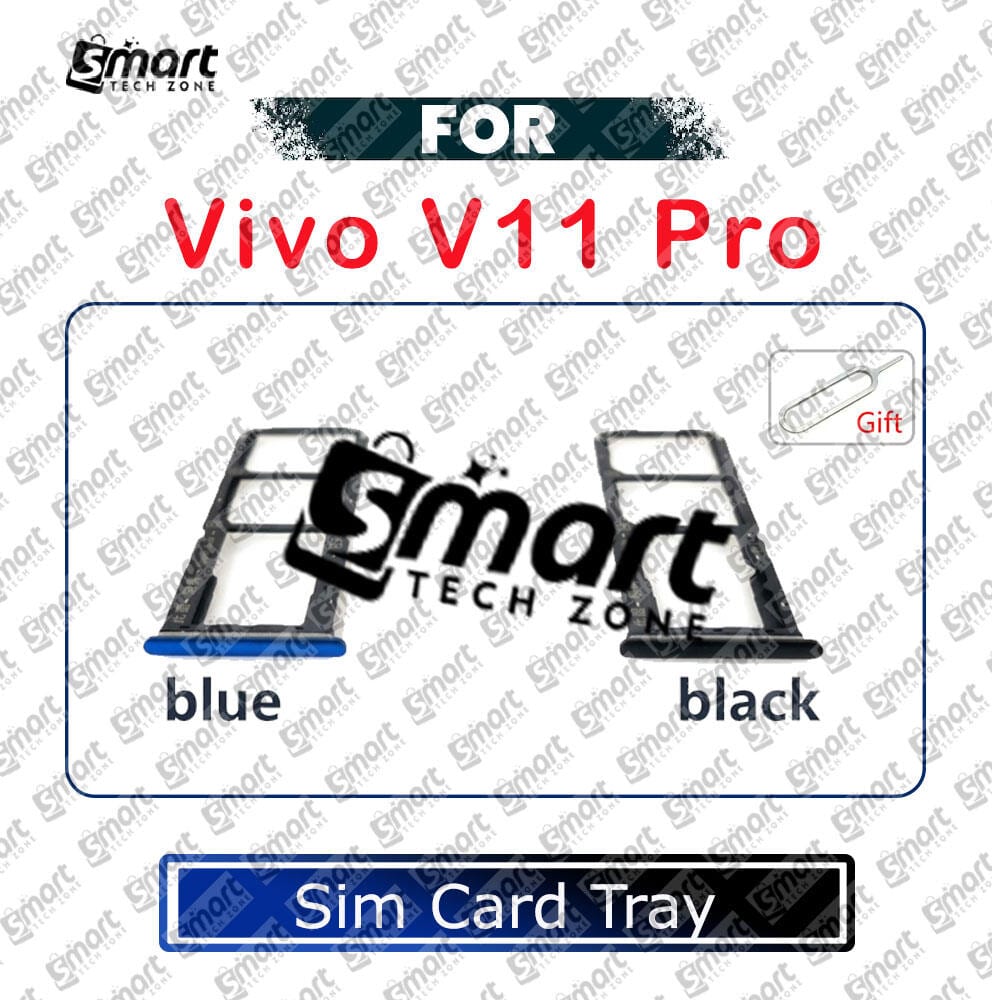 For Vivo V11 Pro Sim Tray Micro SD Card Slot with Sim Ejector Pin Replacement Parts - Price in Bangladesh