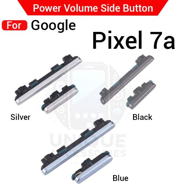 Google Compatible with Google Pixel 7a External Side Buttons Power On Off + Volume Control Button Outside Side Keys Buttons & Key Parts Price in Bangladesh - Mobile.com.bd