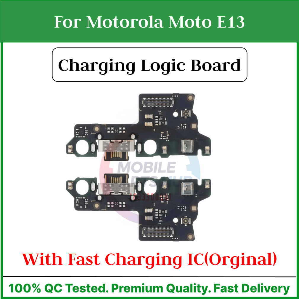 Charging Logic Board For Motorola Moto E13 Charging Port For (M2003J6B2G) USB Plug PCB Dock Connector Replacement Parts