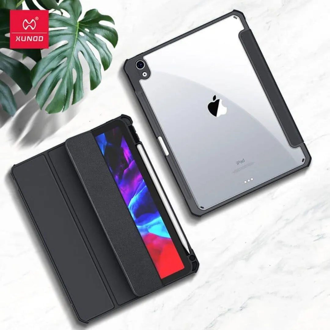 Xundd Leather Case For Apple Ipad 10Th Generation (2022) 10.9 Inch Case Shockproof Transparent Trifold Light Model:A2757 ,A2777 ,A2696Tablet Cover - Price in Bangladesh
