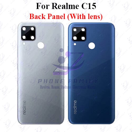 For Realme C15 Back Panel/Backshell/ Casing +Camera Lens + SIde Button With Logo-All Colors Available - Price in Bangladesh