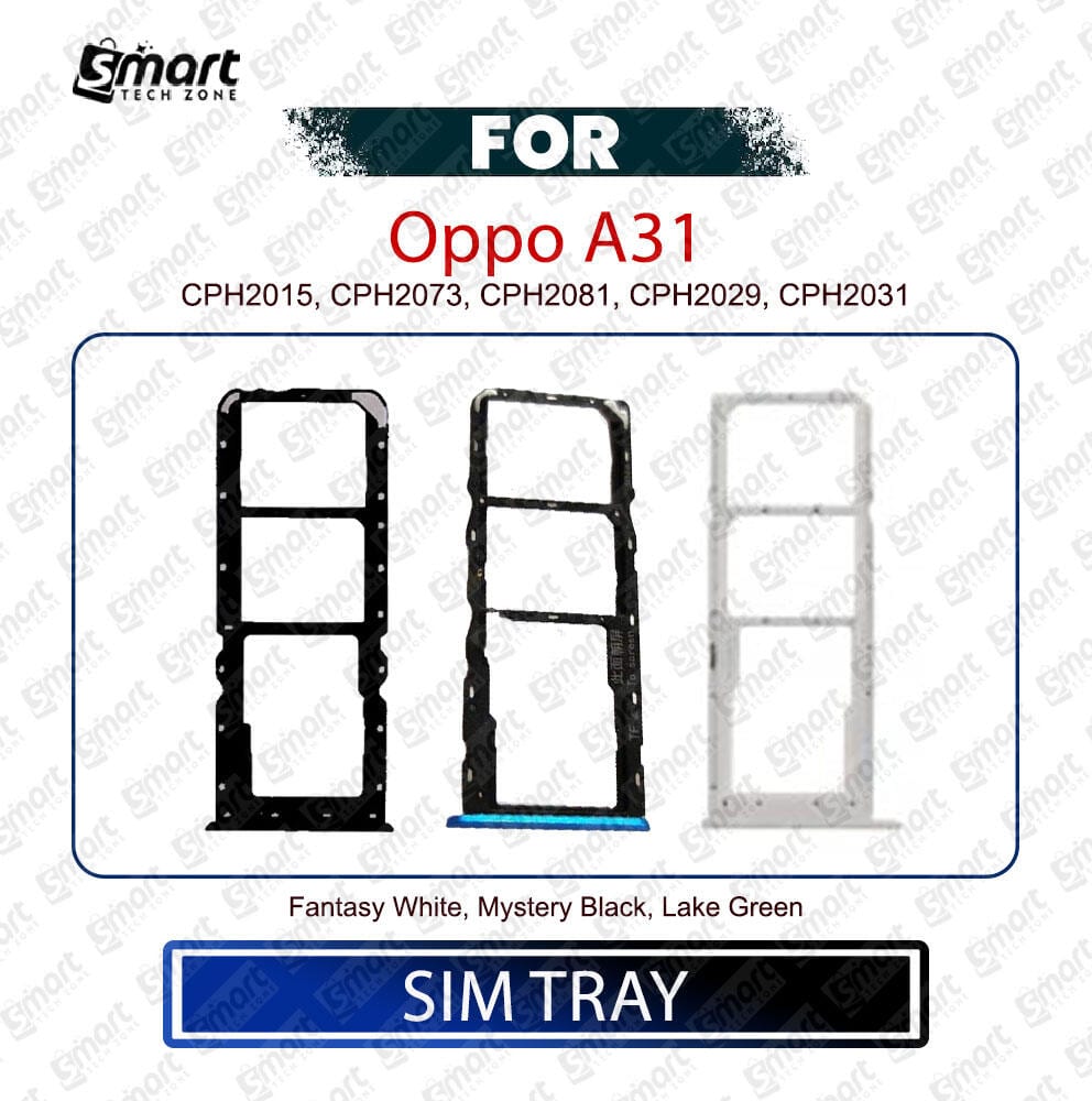 Oppo A31-2020 SIM Tray & Micro SD Card Slot with Sim Ejector Pin – Replacement Part - Price in Bangladesh