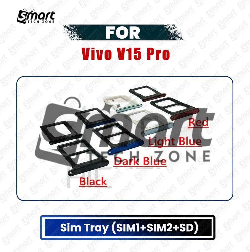 For Vivo V15 Pro Sim Tray / Sim Slot /SD Card Tray /Holder Card compatible Replacement Parts - Price in Bangladesh