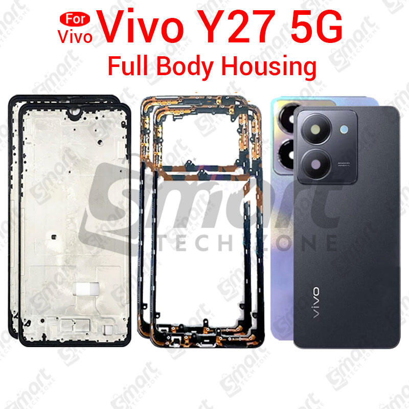 Vivo For Vivo Y27 5G V2302 Full Body Housing With Camera Glass (LCD Frame, Side/Middle Frame, Back Panel/Backshell) Back Panels & Housings Price in Bangladesh - Mobile.com.bd