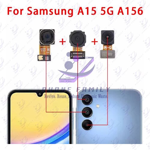 Rear Camera For Samsung Galaxy A15 5G Back View Main Big Backside Camera Module Flex Cable Replacement Repair Spare Parts - Price in Bangladesh