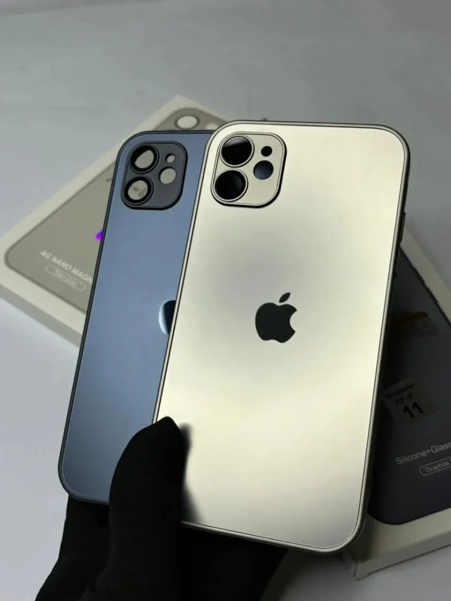 AG Glass Case With Apple Logo Case for Iphone 12 Mini | Iphone 12 Mini