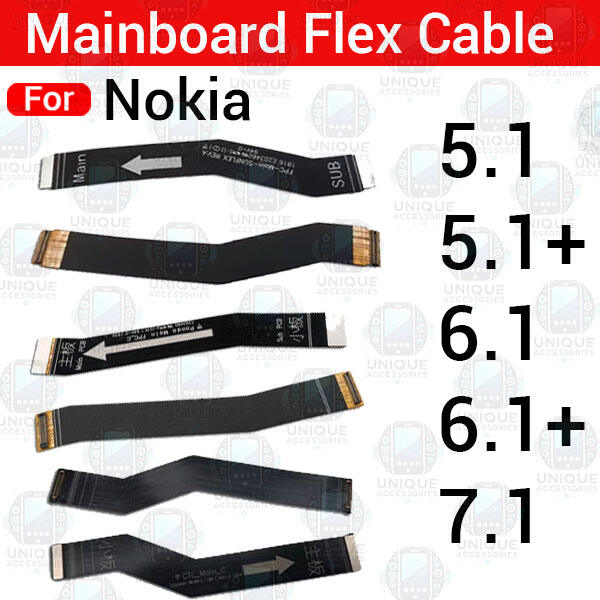 Nokia Main Motherboard (Main to SUB Board) Flex Cable for Nokia 5.1 5.1 Plus 6.1 6.1 Plus 7.1 Cable Ribbon Replacement part Flex Cables Price in Bangladesh - Mobile.com.bd