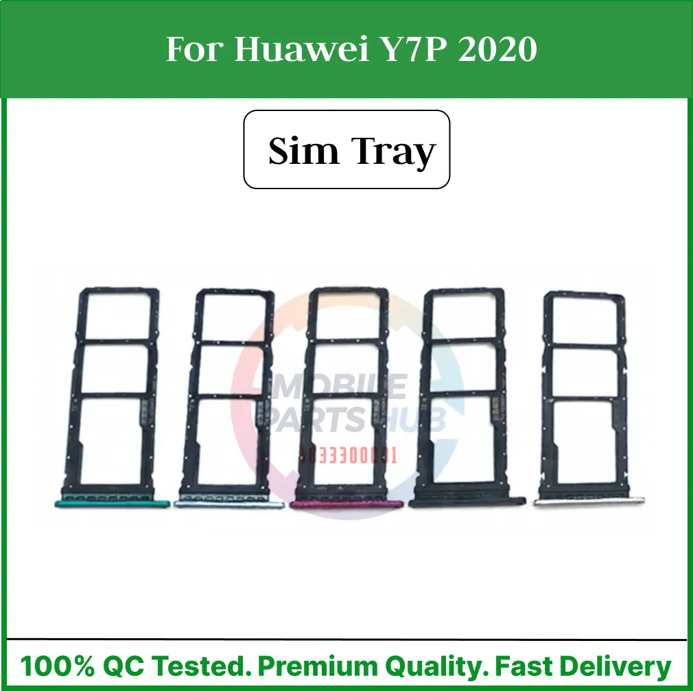 Huawei Y7P 2020 Nano Sim Card Tray Holder Sim Adaptor With Free Sim Ejector Pin Replacement Part - Price in Bangladesh