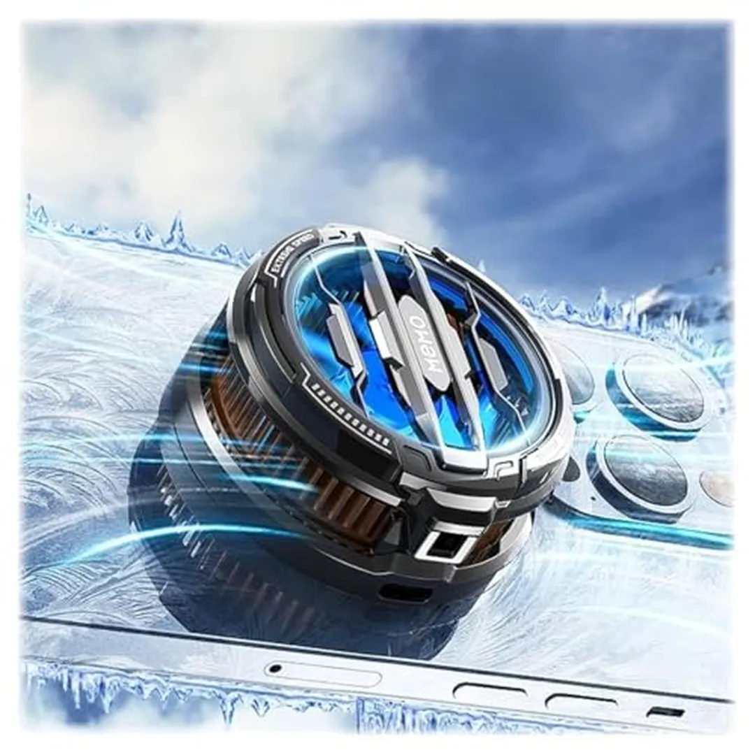 MEMO CX07 Magnetic Mobile Phone Game Cooler, Semiconductor Cooling Fan for Android PUBG Mobile Accessories Price in Bangladesh - Mobile.com.bd