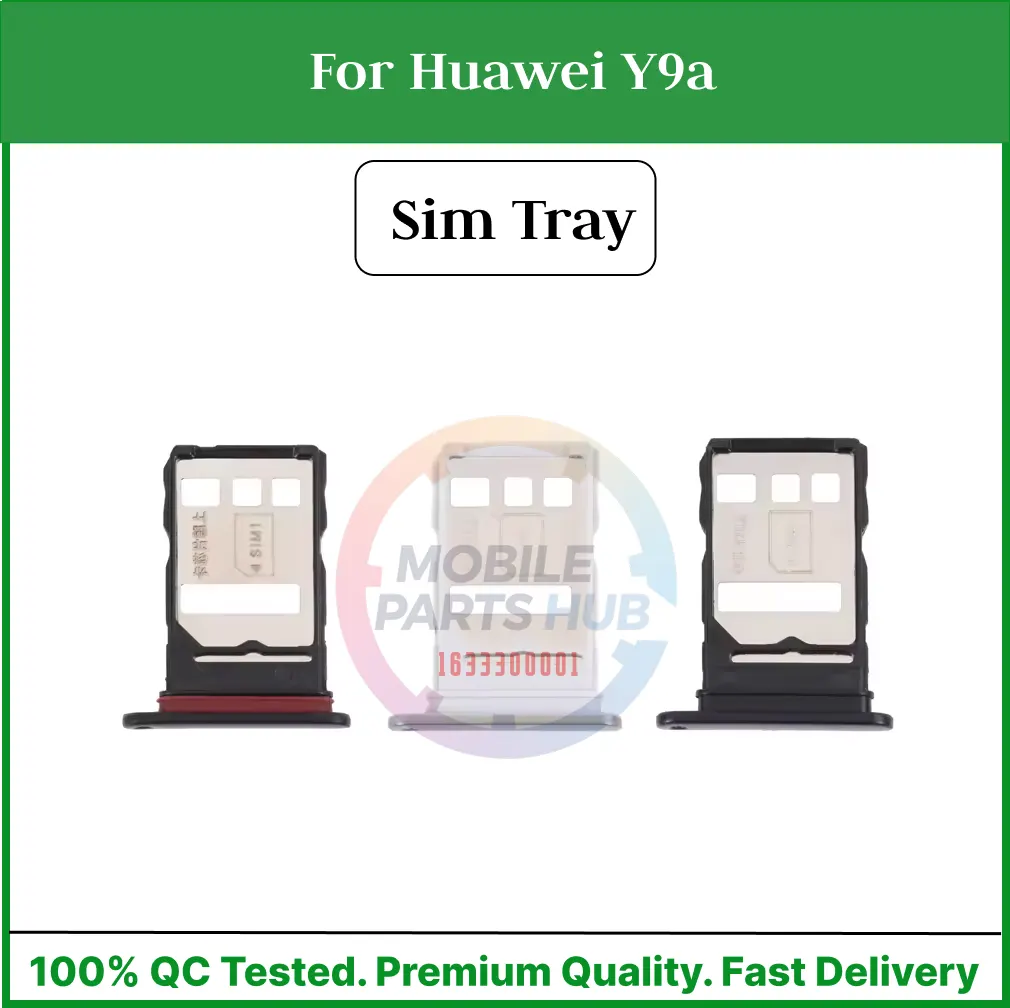 Huawei Y9a Nano Sim Card Tray Holder Sim Adaptor With Free Sim Ejector Pin Replacement Part - Price in Bangladesh
