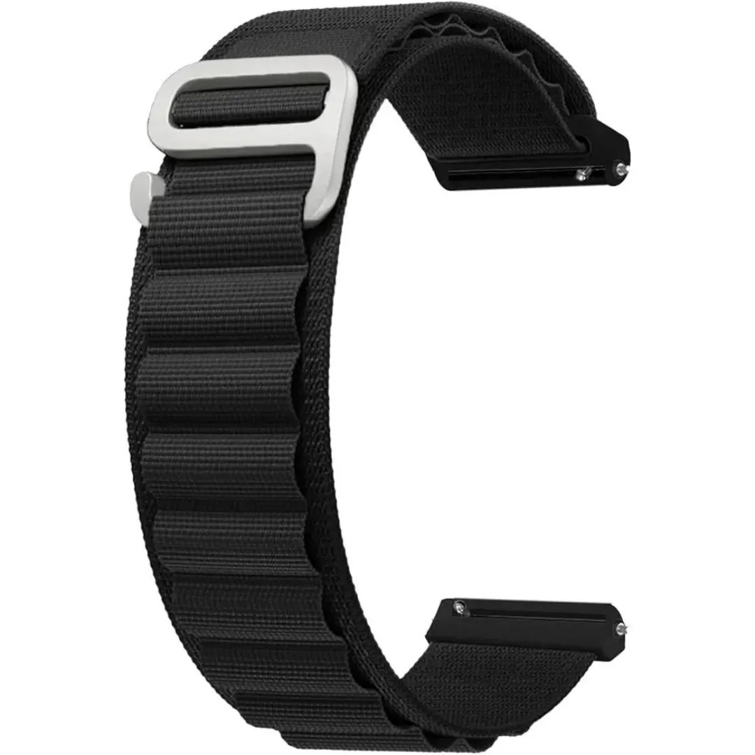 22Mm Alpine Loop Fabric Watch Band Strap For Amazfit-Gtr 2E, Gtr 3Pro ,Gtr 2 Classic, Gtr 2 Sports, T-Rex Pro, Gtr 3,Haylou- Gst, Rt2 Smartwatches - Price in Bangladesh