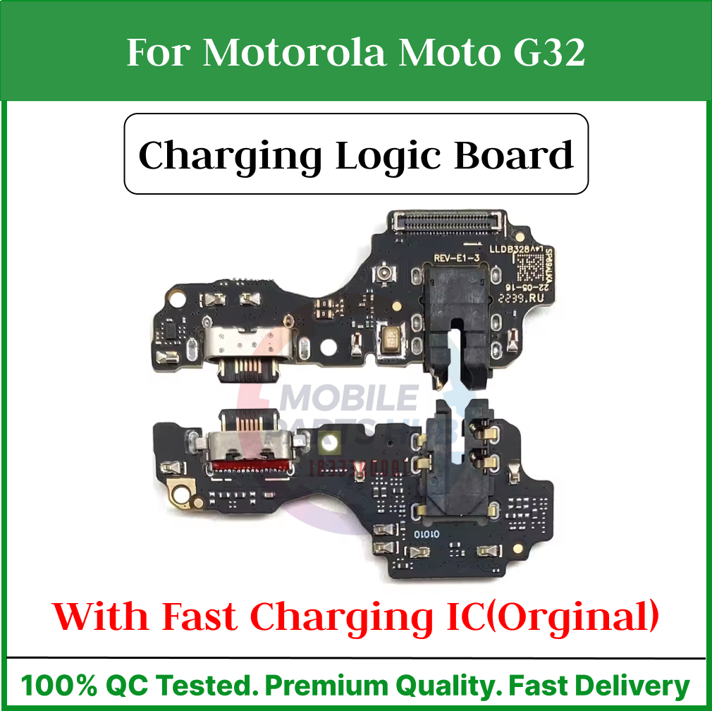 Charging Logic Board For Motorola Moto G32 power Charging Port For (M2003J6B2G) USB Plug PCB Dock Connector Replacement Parts
