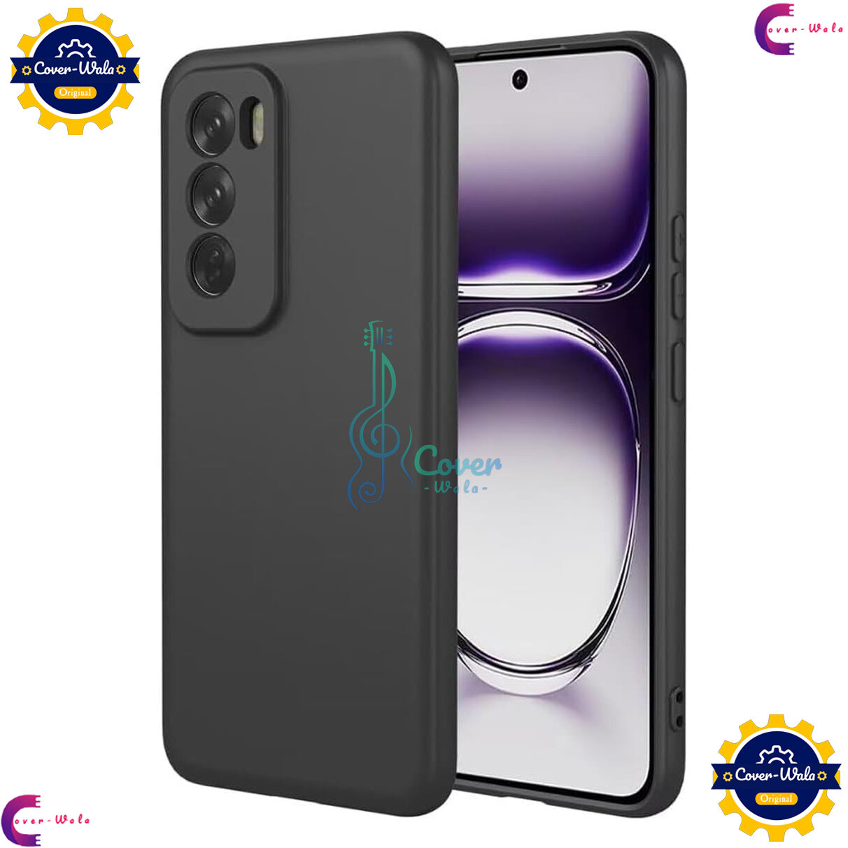 Transparent Back Clear Cover case + Xundd Protective Cover + Silicone Back Cover With Camera Protection Specially Designed For Oppo Reno 12 Pro 5G Back Cover. - Price in Bangladesh