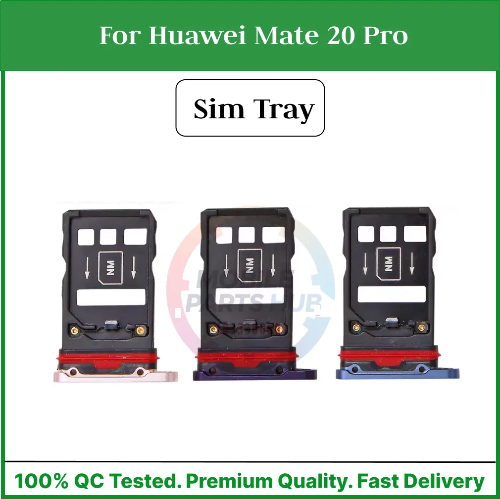 Huawei Mate 20 Pro Sim Tray Micro SD Card Slot with Sim Ejector Pin Replacement Part Sim Trays & Ejector Pins Price in Bangladesh - Mobile.com.bd