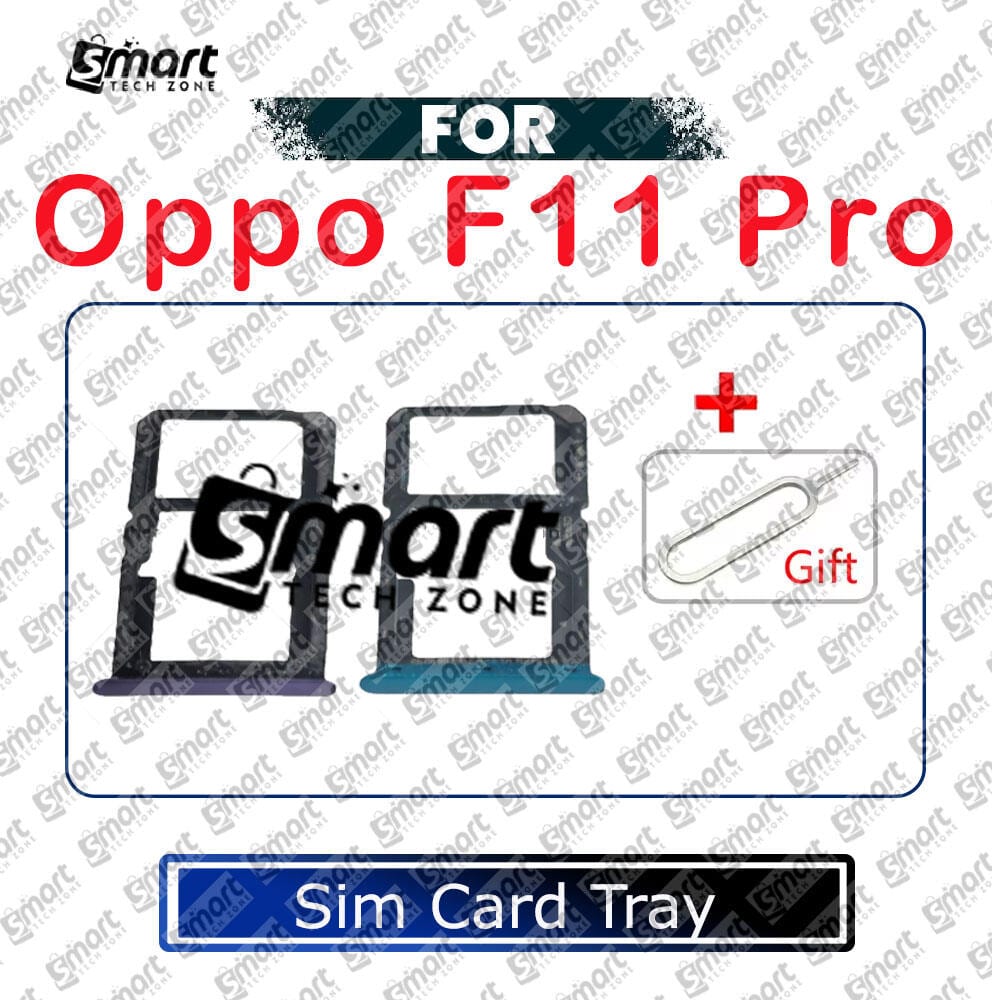 For Oppo F11 Pro Sim Tray Micro SD Card Slot with Sim Ejector Pin Replacement Parts - Price in Bangladesh