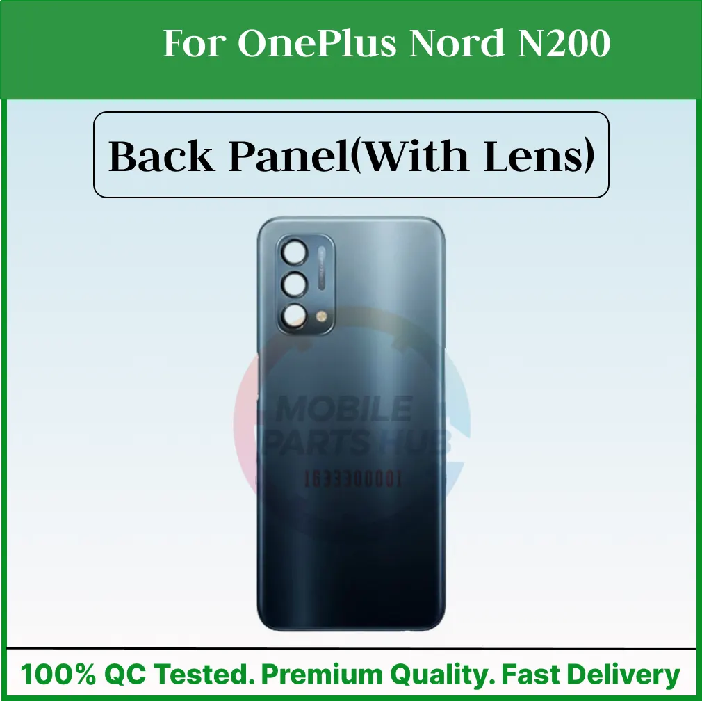 For onePlus Nord N200 Back Panel/Backshell/ Casing +Camera Lens With Logo-All Colors Available Back Panels & Housings Price in Bangladesh - Mobile.com.bd