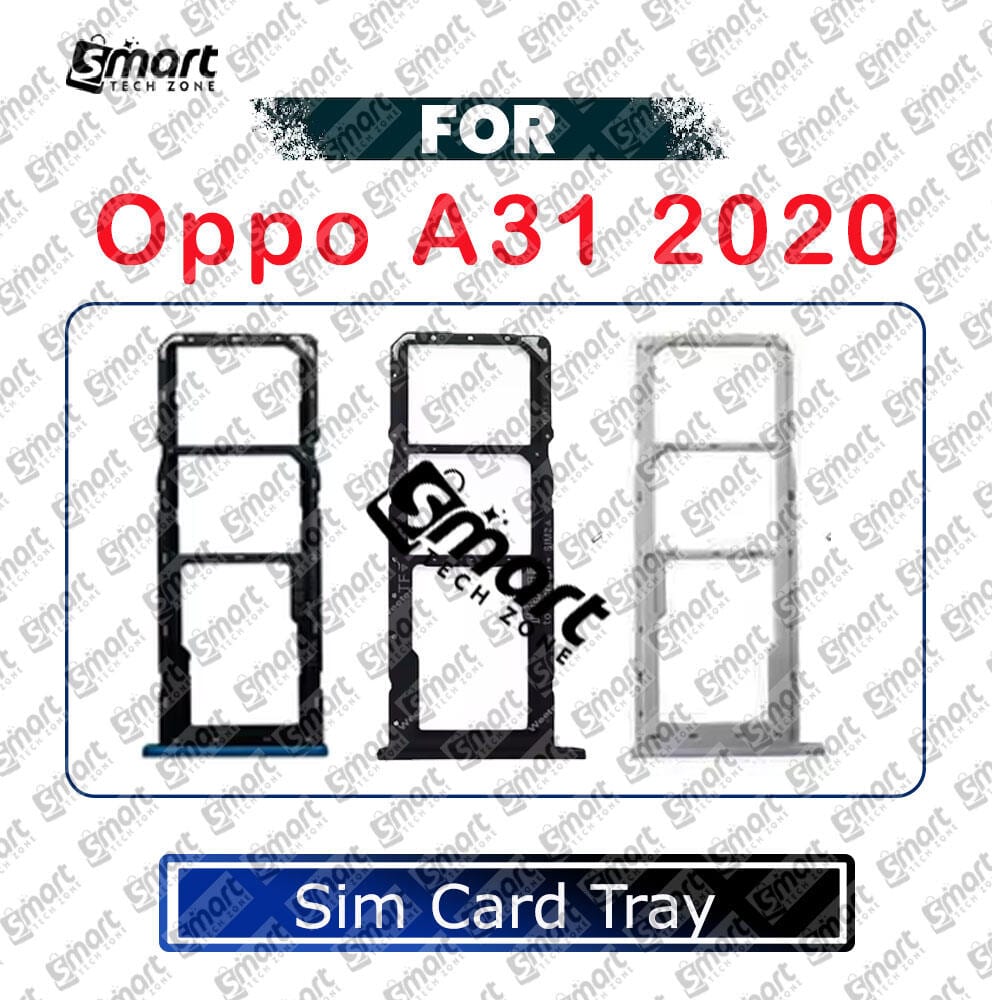 For Oppo A31 2020 Sim Tray Micro SD Card Slot with Sim Ejector Pin Replacement Parts - Price in Bangladesh