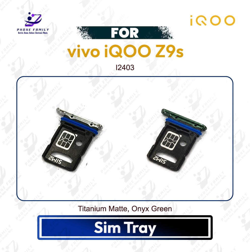 vivo iQOO Z9s Tray / Sim Slot /SD Card Tray /Holder Card compatible Replacement Parts | I2403 - Price in Bangladesh
