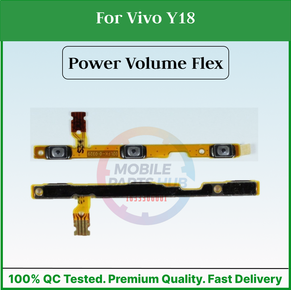 For Vivo Y18 Power and Volume Button Flex Cable Ribbon Replacement Repair