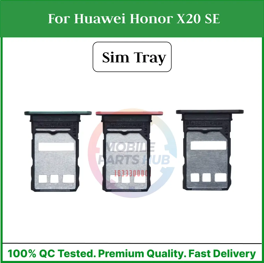 Huawei Honor X20SE Sim Tray Micro SD Card Slot with Sim Ejector Pin Replacement Part Sim Trays & Ejector Pins Price in Bangladesh - Mobile.com.bd