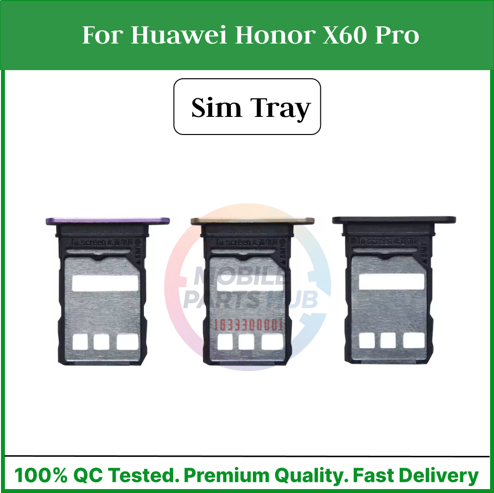 Huawei Honor X60 Pro Sim Tray Micro SD Card Slot with Sim Ejector Pin Replacement Part