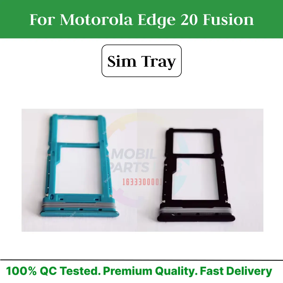 Motorola Edge 20 Fusion Nano Sim Card Tray Holder Sim Adaptor With Free Sim Ejector Pin Replacement Part Mobile Parts & Accessories Price in Bangladesh - Mobile.com.bd