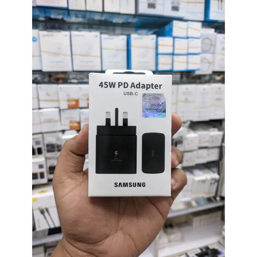 Samsung 45W Pd Charger Adapter Super Fast Charging (Made In Vietnam) Chargers Adapters Price in Bangladesh - Mobile.com.bd