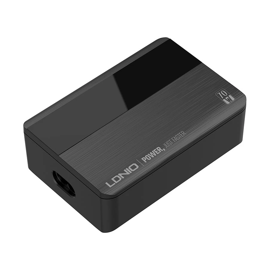 LDNIO A4808Q Gan Super Fast Charging Desktop Charger 70W Cable & Adapters Price in Bangladesh - Mobile.com.bd