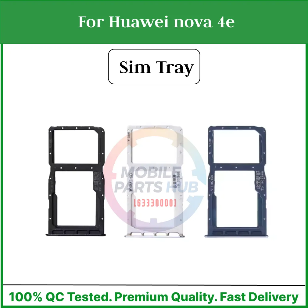 Huawei nova 4e Sim Tray Micro SD Card Slot with Sim Ejector Pin Replacement Part - Price in Bangladesh