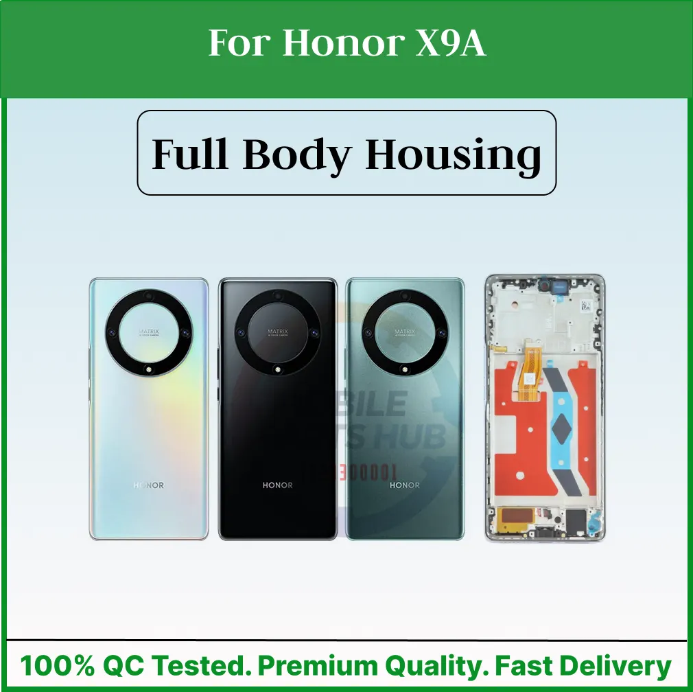For Honor X9A Full Body Housing ( LCD Frame + Back Panel Without Camera Glass ) Mobile Parts & Accessories Price in Bangladesh - Mobile.com.bd