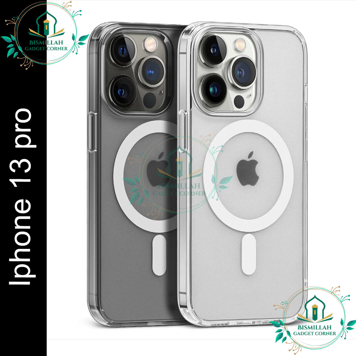 Transparent TPU / Acrylic Crystal Clear MagSafe Case for Apple IPhone 13 pro Clear