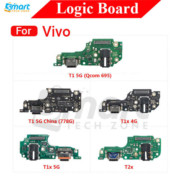 Vivo Charging Logic Board For Vivo T1 T1x T2x 4G 5G Charging Port USB Plug PCB Dock Connector Spare parts Charging Port Parts Price in Bangladesh - Mobile.com.bd