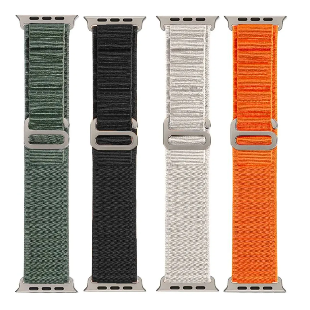 Premium Alpine Loop Nylon Strap For Apple Watch Ultra 49Mm 45Mm 44Mm 42Mm - Price in Bangladesh