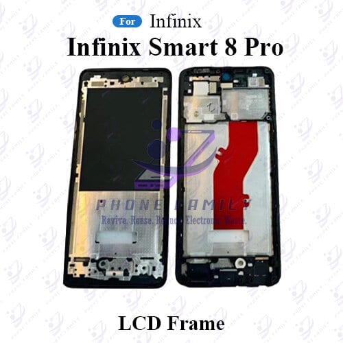 For Infinix Smart 8 Pro Only Front LCD Frame Middle Chassis Housing - Price in Bangladesh