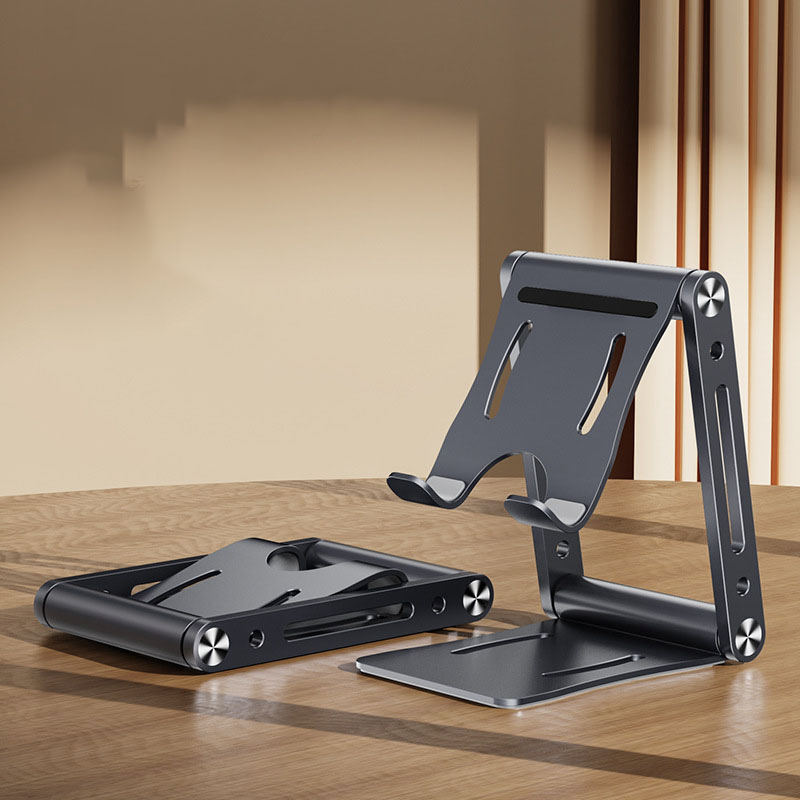Z6 Foldable Mobile and Tablet Stand Adjustable Aluminum Desktop Holder for iPhone iPad Samsung and Android Phones - Price in Bangladesh