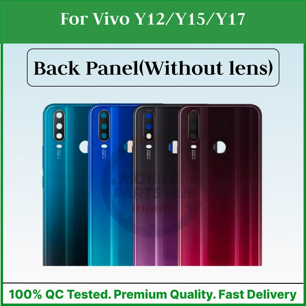 For Vivo Y12/Y15/Y17 Back Panel/Backshell/ Casing With Logo-All Colors Available Back Panels & Housings Price in Bangladesh - Mobile.com.bd