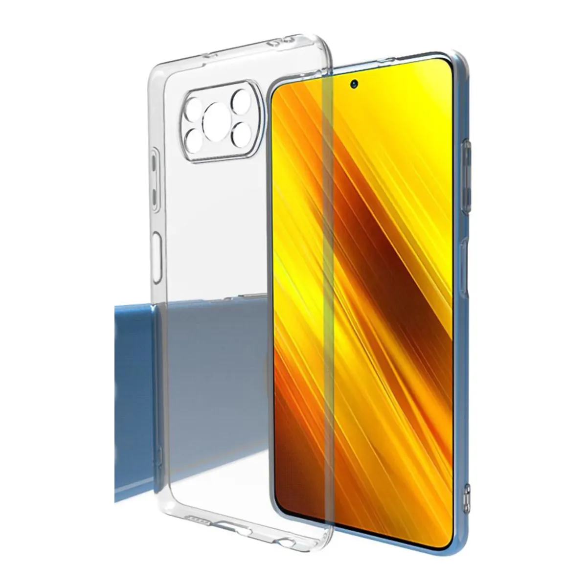 Realme 7i/ C17 Edge-Reinforced Shockproof Cushion Back Clear Hybrid Transparent