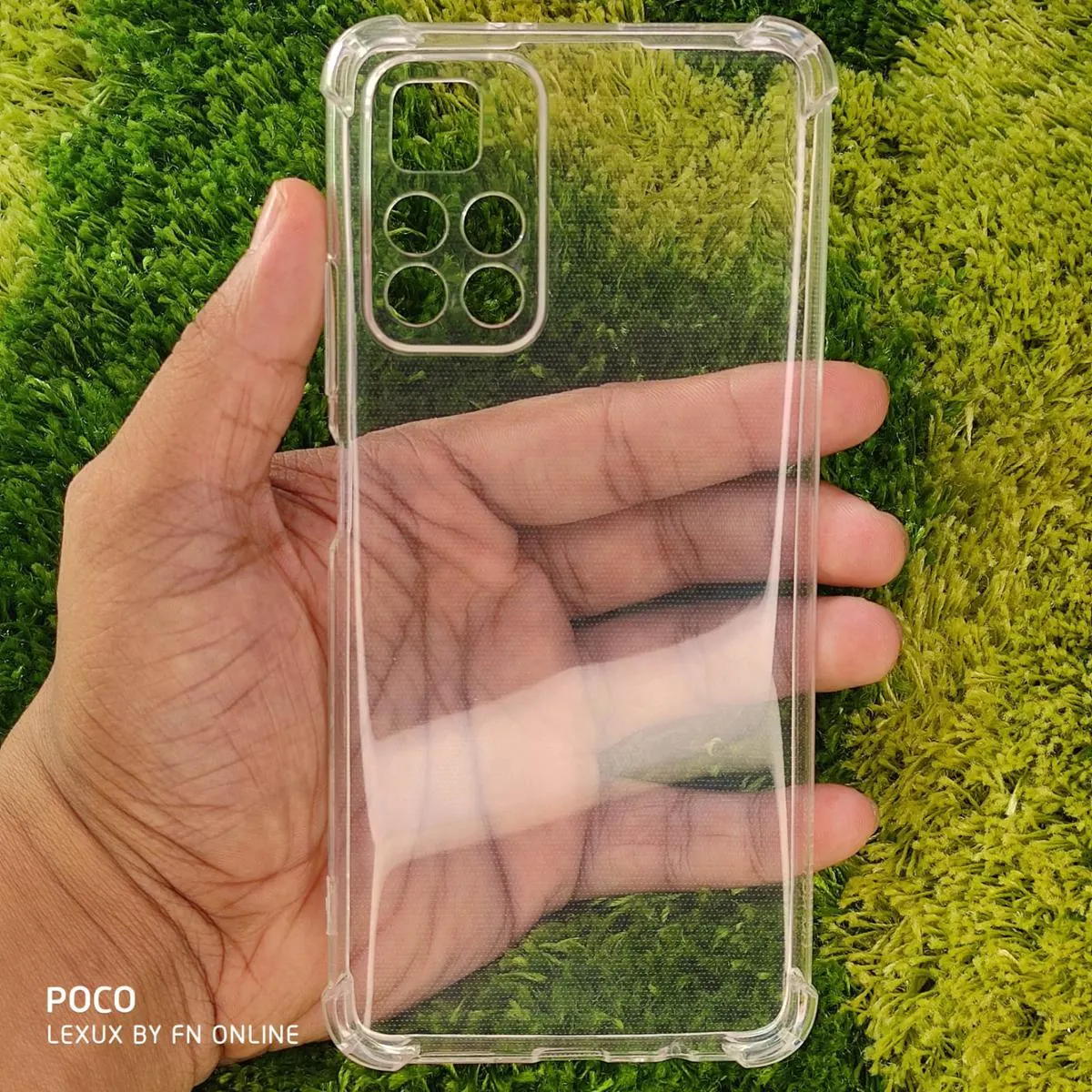 Samsung Galaxy M12 Glass Case Back Cover
