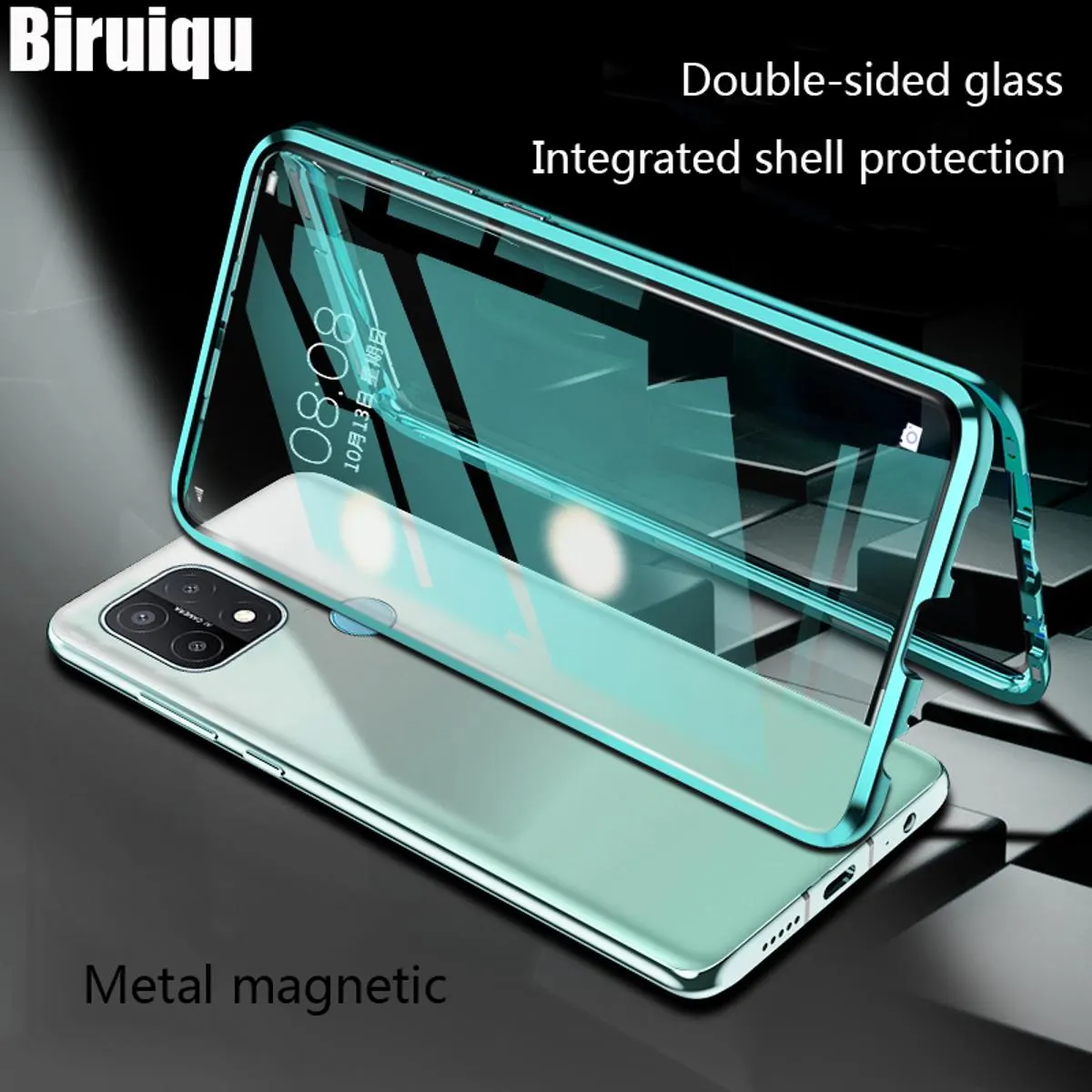 Quiberk for Honor 70 5G Phone Case Kickstand Holder Hard Back Protector
