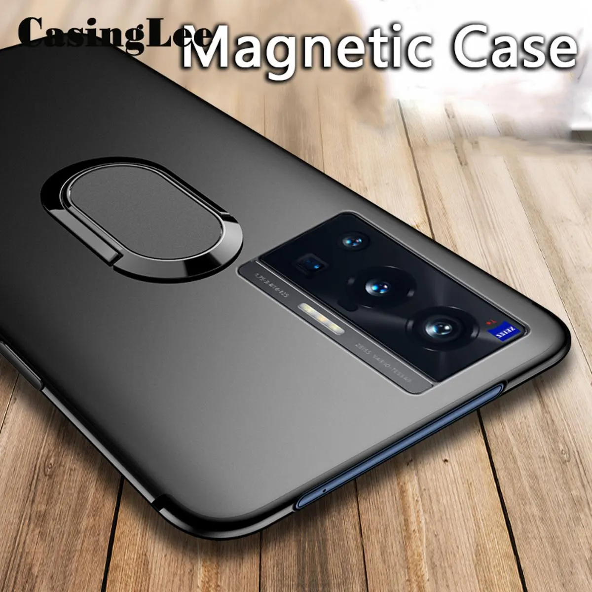 Pluscase for Redmi Note 9s Metal Hard Case Stand Cover
