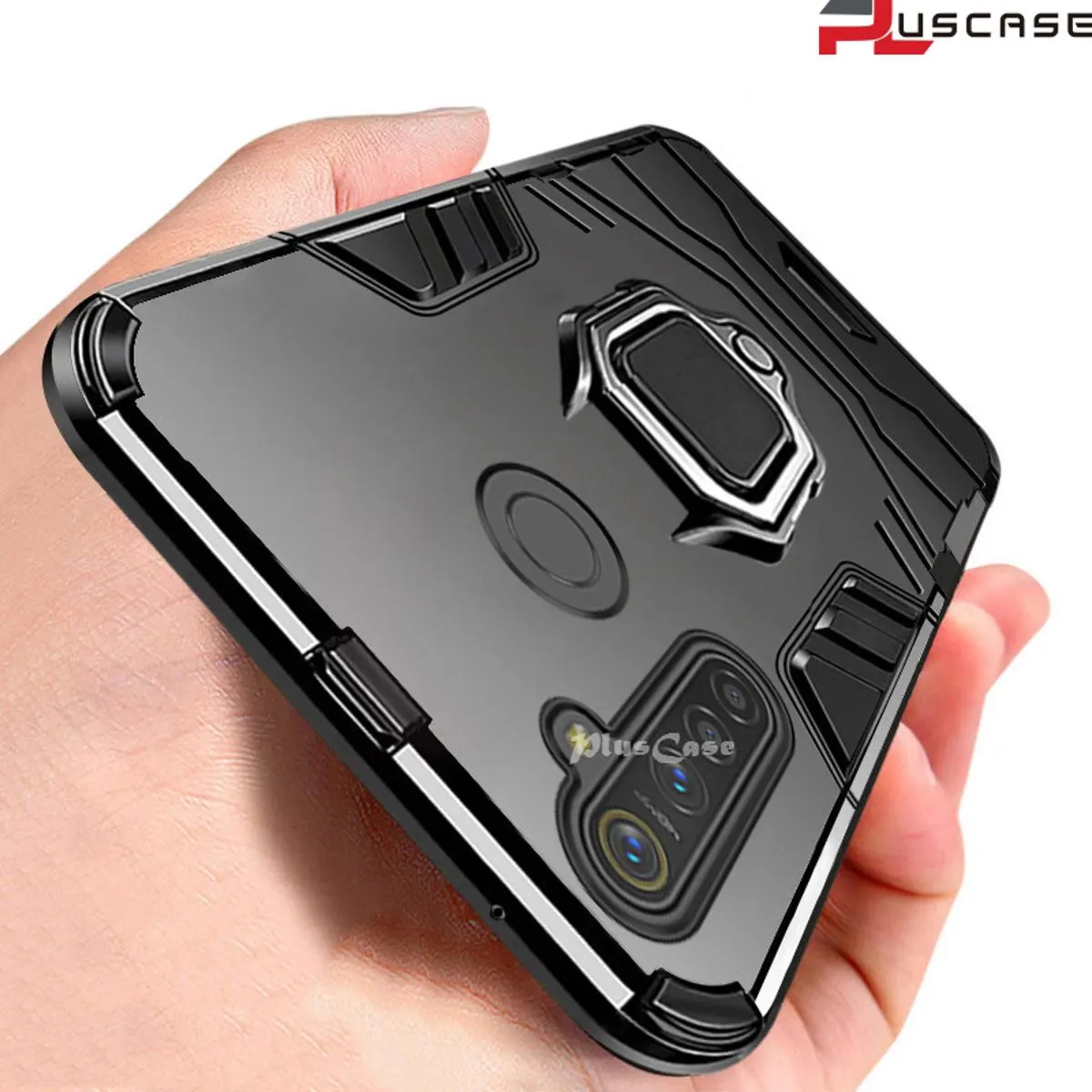 Quiberk for Samsung Galaxy A73 5G Phone Case Camera Cover Slide Kickstand Hard