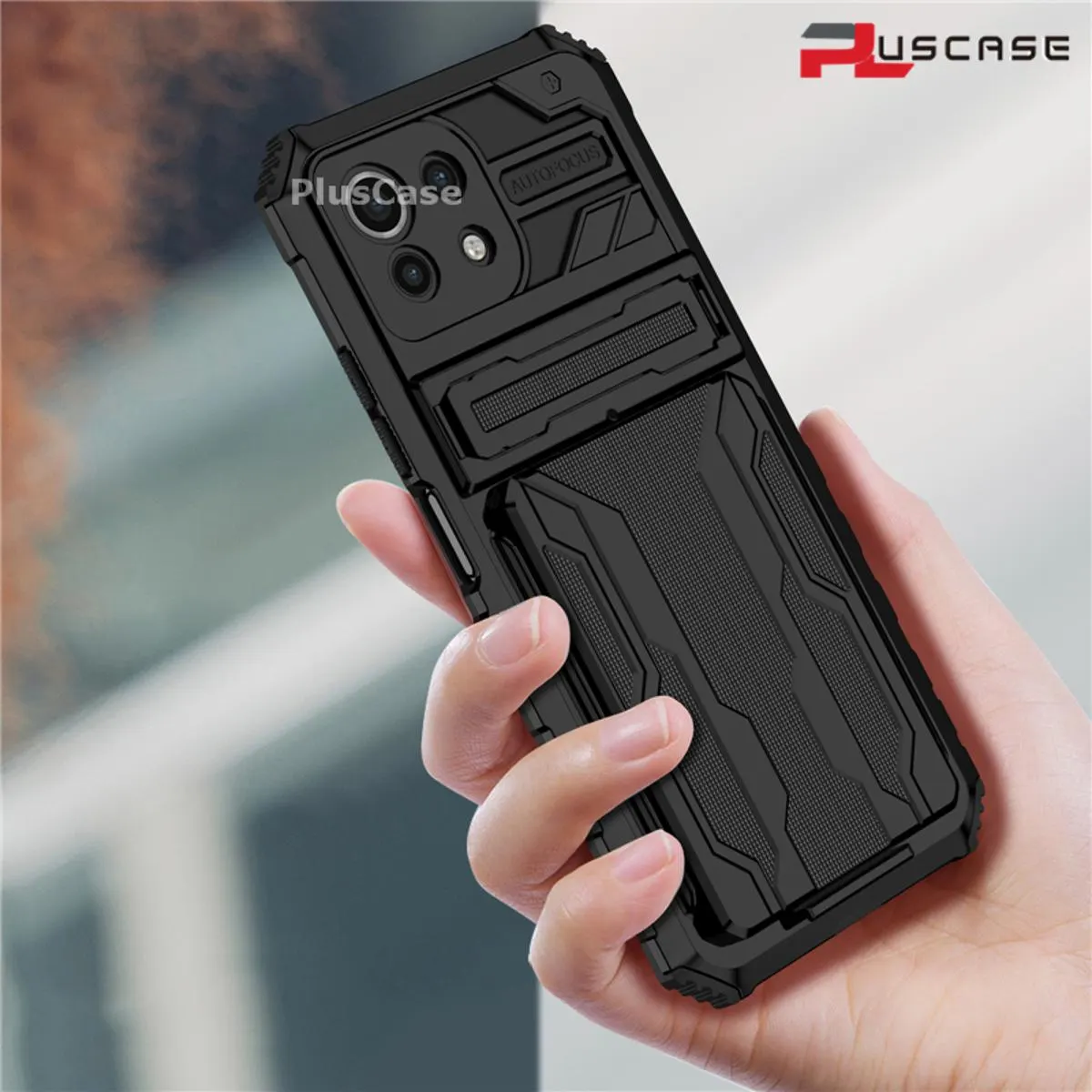 Vantime for Xiaomi Redmi Note 10 Pro 4g Belt Clip Case Kickstand Slim Phone