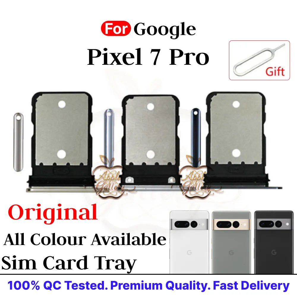 Google Pixel 7 Pro Sim Card Tray Holder Sim Adaptor With Free Sim Ejector Pin - Price in Bangladesh