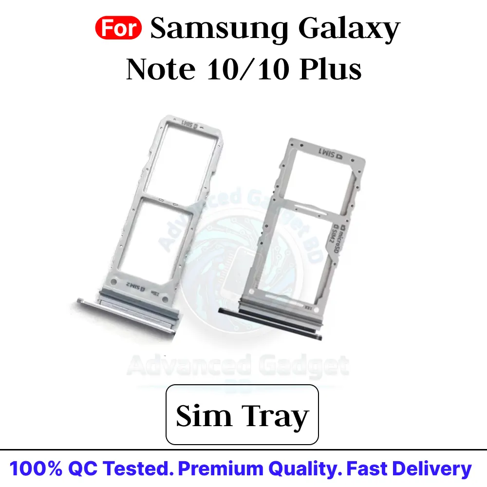 Samsung Galaxy Note 10 10 Plus Sim Tray Micro SD Card Slot with Sim Ejector Pin - Price in Bangladesh