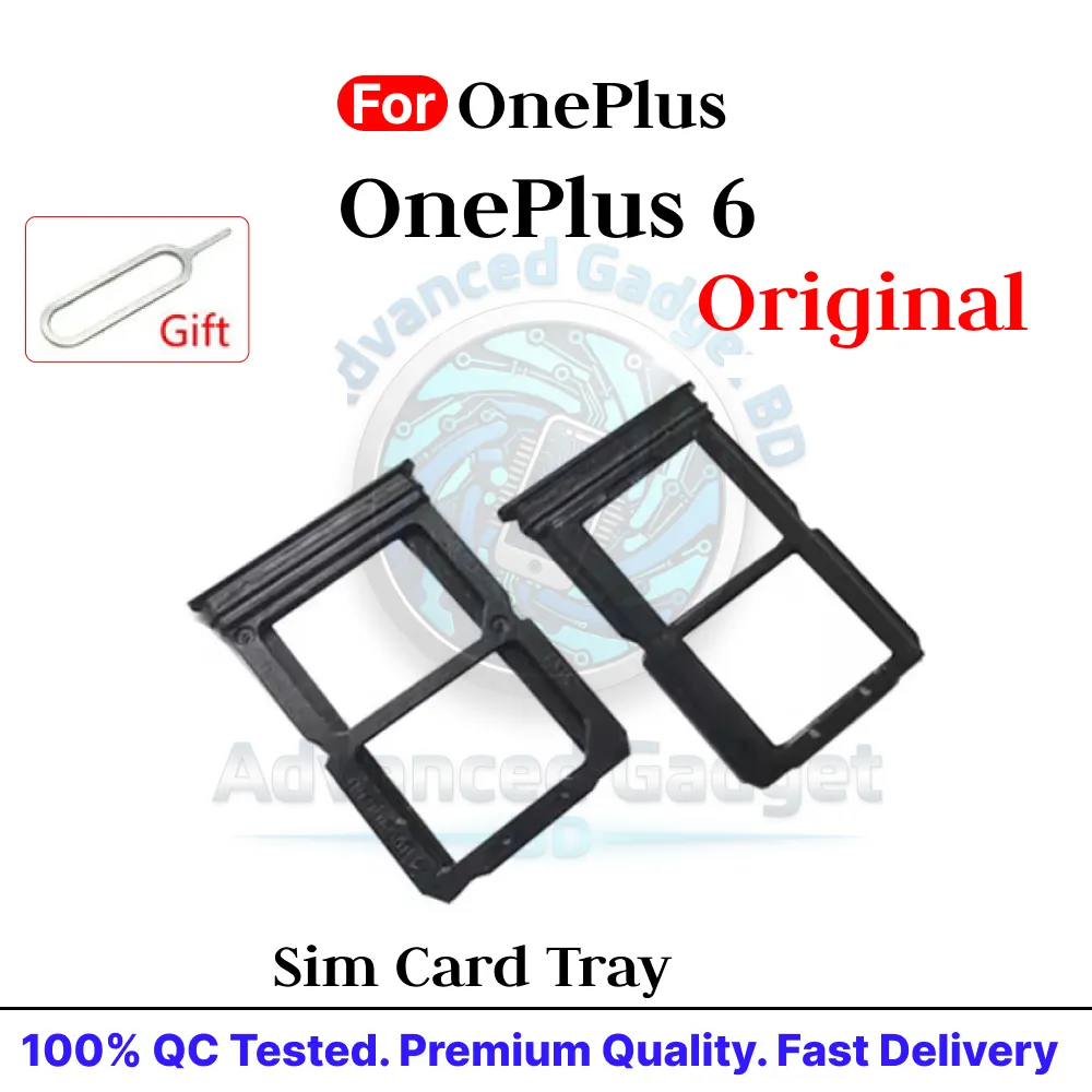 OnePlus 6 SIM Card Tray Holder with Sim Ejector Pin Replacement Parts - Price in Bangladesh