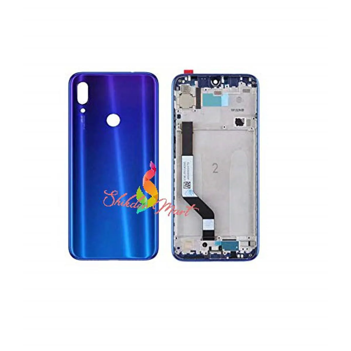 Redmi Mi Redmi Note 7/7s/7 Pro Frame with Full Body Replacement: Renew Your Phone - Blue Replacement Parts Price in Bangladesh - Mobile.com.bd